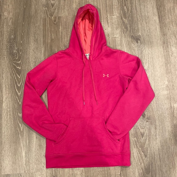 Under Armour Tops Pink Under Armour Hoodie Poshmark